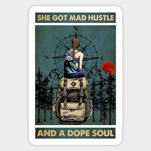 She Got Mad Hustle And Sticker by Delmonico2022